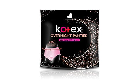 Kotex overnight panties
